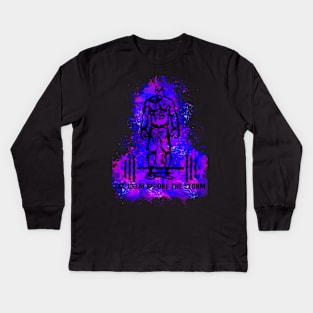 The calm before the storm Kids Long Sleeve T-Shirt